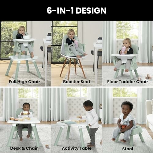 Jeep Milestone 6-in-1 High Chair