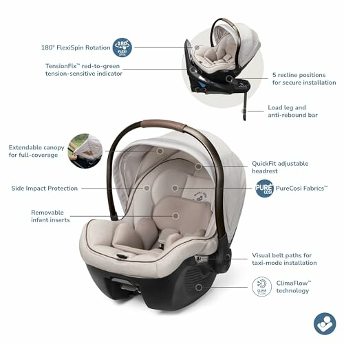 Maxi-Cosi Peri™ 180 Rotating Infant Car Seat