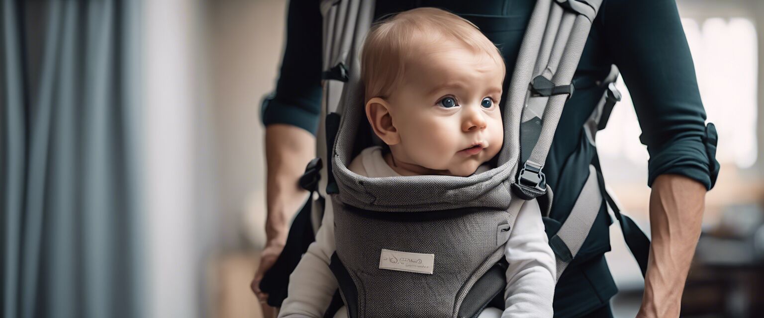 Usage of a baby carrier