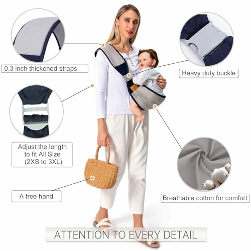 Shiaon Baby Sling Carrier