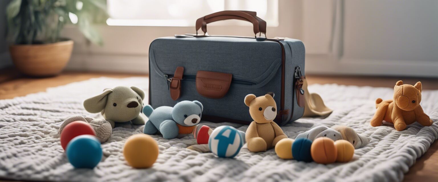 Portable baby travel toys