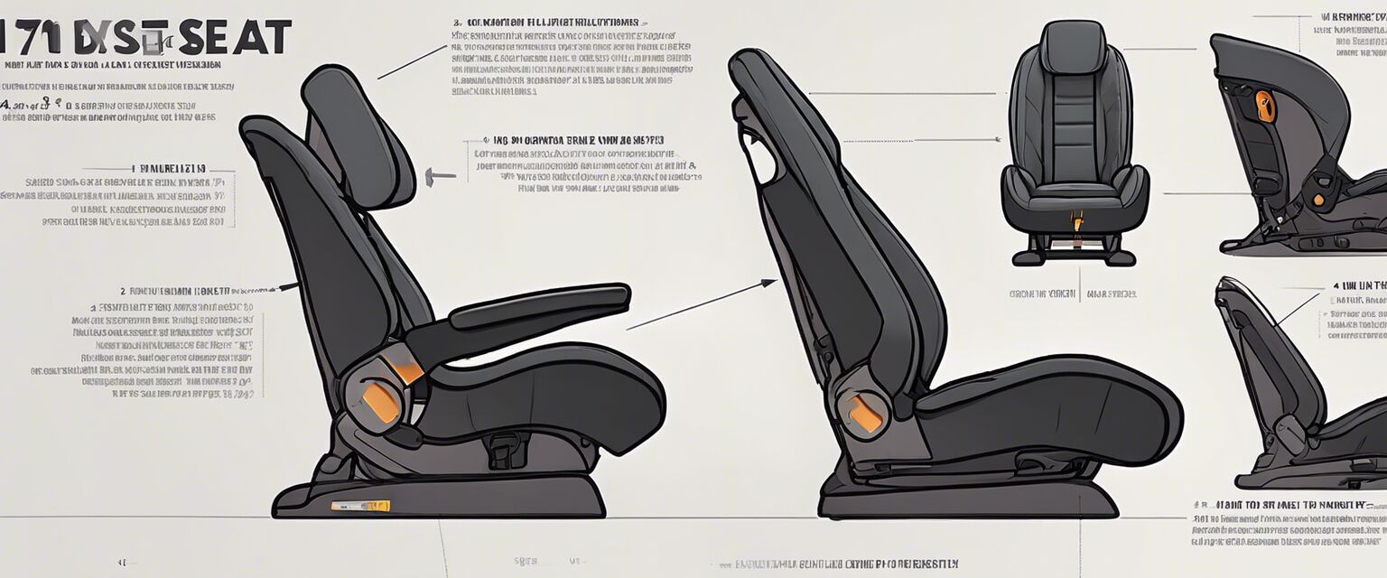 Car seat installation guide infographic