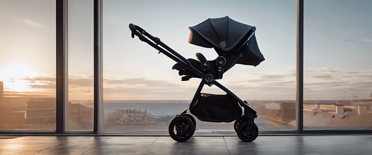 Compact travel stroller