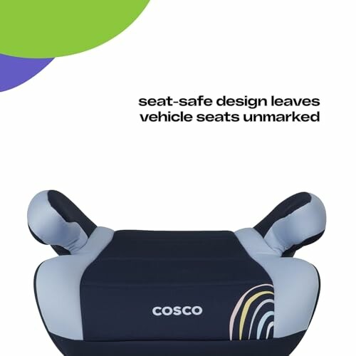 Cosco booster seat with seat-safe design