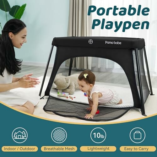 Pamo babe Mini Travel Crib