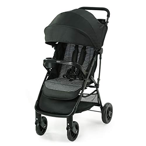 Graco NimbleLite Stroller | Lightweight Stroller, Under 15 Pounds, Car Seat Compatible, Compact Fold, Studio , 8.86×23.46×18.78 Inch (Pack of 1)