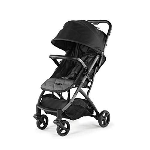 Summer 3Dpac CS Compact Fold Stroller, Black – Compact Car Seat Adaptable Baby Stroller – Lightweight Stroller with Convenient One-Hand Fold, Reclining Seat and Extra-Large Canopy