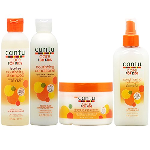 Cantu Care for Kids Shampoo + Conditioner + Leave-in Conditioner + Detangler”Set”