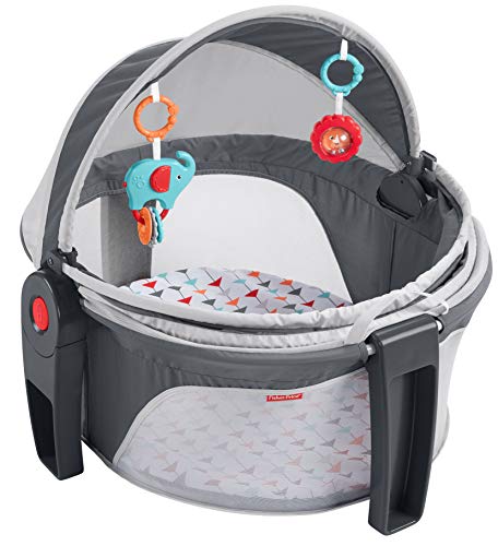 Fisher-Price On-the-Go Baby Dome Arrows Away, travel portable play space with canopy and toys [Amazon Exlclusive]