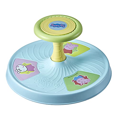 Playskool Peppa Pig Sit ‘n Spin Musical Classic Spinning Activity Toy for Toddlers Ages 18 Months and Up (Amazon Exclusive)