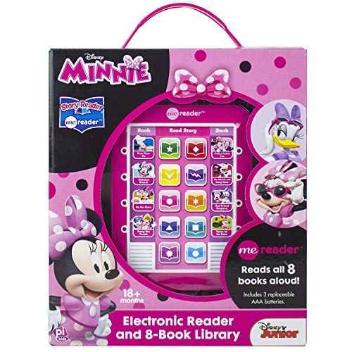 Disney Minnie Mouse – Me Reader Electronic Reader and 8 Sound Book Library – PI Kids
