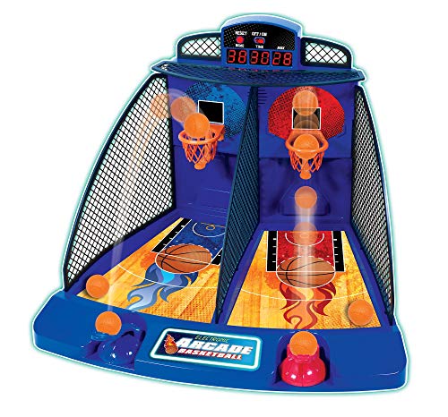 Fat Brain Toys Electronic Arcade Basketball Games for Ages 6 to 10