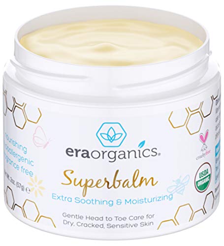Era Organics Healing Ointment for Babies – USDA Certified Organic Natural Gentle Moisturizer for Sensitive Skin Prone To Baby Eczema, Cradle Cap (Infant Seborrheic Dermatitis), Rashes, Hives & More