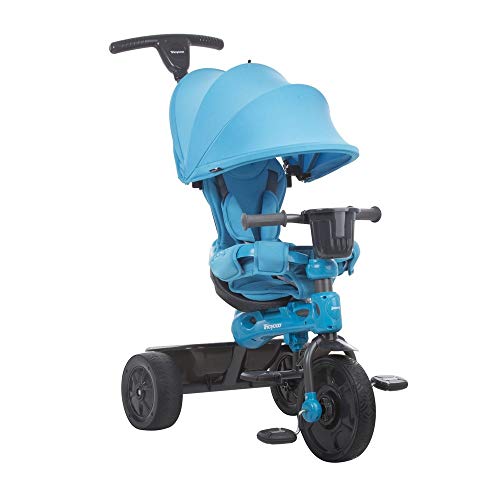 Joovy Tricycoo 4.1 Kid’s Tricycle, Push Tricycle, Toddler Trike, 4 Stages, Blue