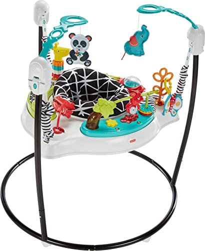 Fisher-Price Animal Wonders Jumperoo, White 1 Count (Pack of 1)