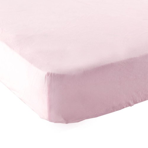Luvable Friends Unisex Baby Fitted Playard Sheet, Pink, One Size