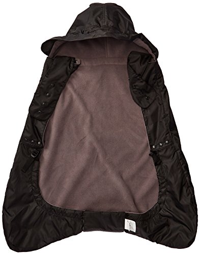 Ergobaby Fleece Lined Baby Carrier Winter Weather Cover, Black