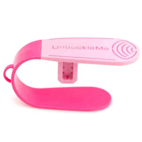 UnbuckleMe Car Seat Buckle Release Tool – As Seen on Shark Tank – Makes it Easy to Unbuckle a Child’s Car Seat – Easy Tool for Parents, Grandparents & Older Children (1 Pack, Hot Pink)