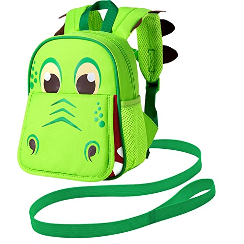 Toddler Backpack Leash, 9.5″ Kids Dinosaur Safety Leashes Bookbag for Boys Children