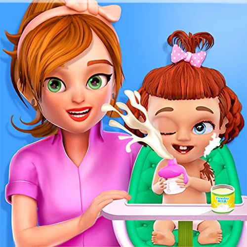 Sweet Baby Newborn Girl Babysitter Life – Cleanup, Bath time, Daycare, Feed, Play & Summer Fun!