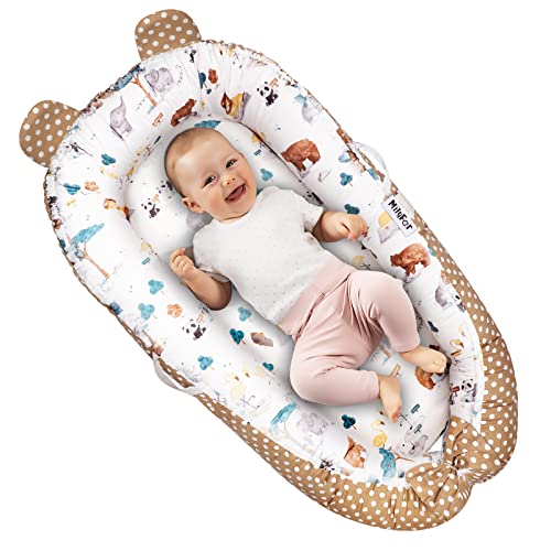 Baby Lounger for Newborn Gifts, Baby Nest for 0-12 Months, Newborn Essentials Must Haves | Baby Shower Gifts