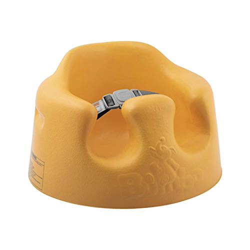 Bumbo B10011 Baby Infant Soft Foam Comfortable Wide Floor Seat with 3 Point Adjustable Harness, Mimosa Yellow