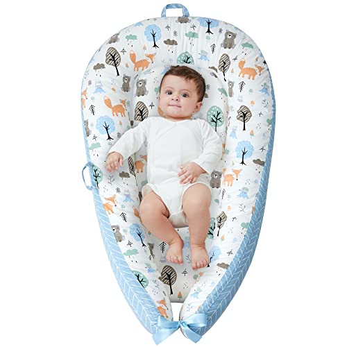 Junoon Baby Lounger Cover 100% Soft Breathable Newborn Lounger Cover for 0-12 Months, Soft Infant Lounger Cover Floor Seat for Lounger, Baby Must Have Essentials Baby Registry Search