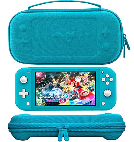 ButterFox Slim Carrying Case for Nintendo Switch Lite with 19 Game and 2 Micro SD Card Holders, Storage for Switch Lite Accessories (Premium Turquoise)