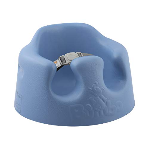 Bumbo Floor Seat for Infants and Babies, 3 to 12 Months, Foam Support Chair for Comfortable Sitting – Powder Blue