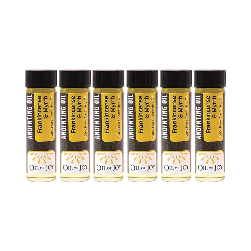 Swanson Christian Products Anointing Oil – Frankincense and Myrrh – 1/4 Ounce – Package of 6