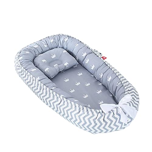 Baby Lounger for Co Sleeping Newborn Lounger Cover Sleeper Baby Sleeping Bed, 100% Soft Breathable Newborn Lounger Nest for 0-12 Months Infant Lounger Floor Seat for Lounger (C)