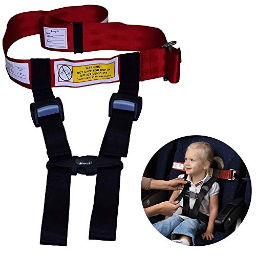 Newroutes Child Airplane Safety Travel Harness – The Safety Restraint System Will Protect Your Child from Dangerous. – Airplane Kid Travel Accessories for Aviation Travel Use…