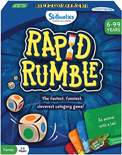 Skillmatics Board Game – Rapid Rumble, Educational and Clever Category Game, Gifts for Kids, Teens & Adults