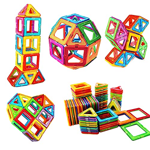 Rock Goldfish Magnetic Blocks Building Toys for Kids, Magnetic Tiles STEM Kit Educational Stacking Blocks Toys for Boys and Girls(X-20)