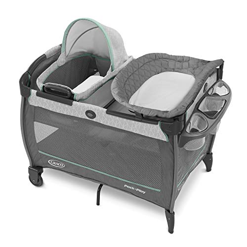 Graco Pack ‘n Play Close2Baby Bassinet Playard Features Portable Bassinet Diaper Changer and More, Derby