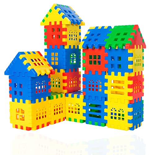Interlocking Building Blocks – 70-Piece Kids for Toddlers and Kids – Fun and Educational Toy Building Set for Skill Development, Educational Conventional Toys Gift for Boys Girls44