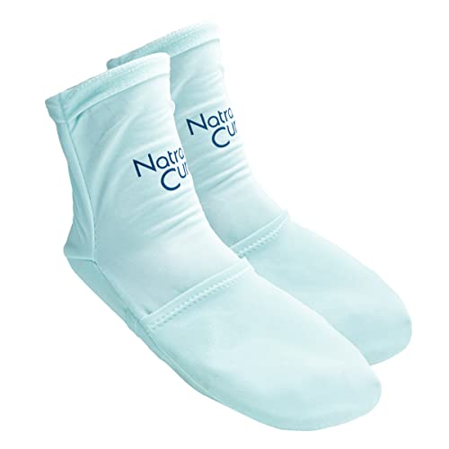 NatraCure Cold Therapy Socks – Reusable Gel Ice Frozen Slippers for Feet, Heels, Swelling, Edema, Arch, Chemotherapy, Arthritis, Neuropathy, Plantar Fasciitis, Post Partum Foot – Size: Small/Medium