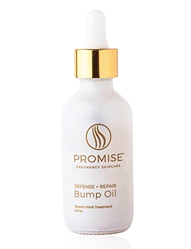 Promise Bump Oil, Pregnancy Belly Oil, Defense and Repair, Clean Pregnancy Skincare, Non-Toxic, Vegan, Fast Drying