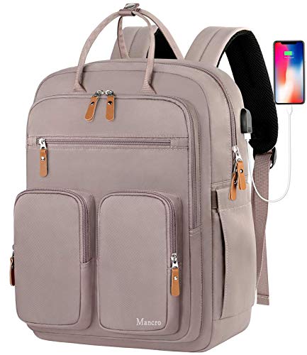 Diaper Bag Backpack, Baby Bags for Mom and Dad Maternity Diaper Bag for girls, Large Capacity Waterproof Bag with USB Charging Port, Insulated Pockets, Stroller Straps, Grey