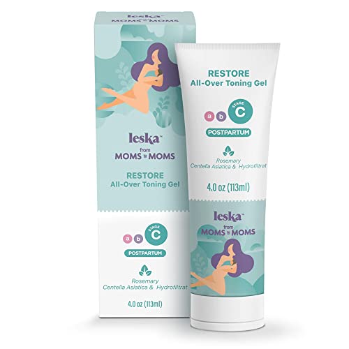 LESKA Maternity Post-Pregnancy Gel | STAGE C: RESTORE All-Over Toning Gel (Postpartum) | Part of a Complete 3 Part Pregnancy Skin Care System | New Mom Gifts (4oz)