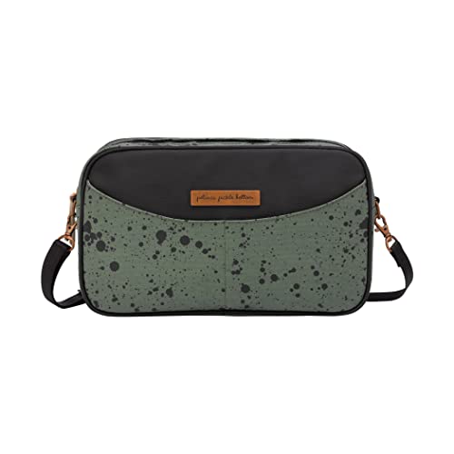 Petunia Pickle Bottom Companion Diaper Clutch | Clutch with Fold-Out Changing Pad | Diaper Clutch | Small Baby Diaper Bag | Stylish Diaper Clutch for On-The-Go Moms and Dads | Olive Ink Blot