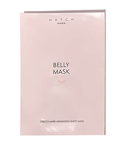 HATCH The Belly Mask – Plant Based Masks for Pregnancy Stretch Marks Prevention – Hydrating & Fragrance Free Belly Mask for Pregnancy & Postpartum – 1 Pack