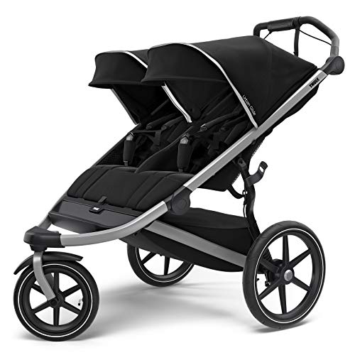 Thule Urban Glide 2 Jogging Stroller – Double Baby Stroller Perfect for Daily Strolling and Jogging – Features 5-Point Harness, Lightweight and Compact, Durable and Versatile Design for All Terrains