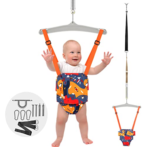 Baby Jumper with Ceiling Hook for Infant Jumping Swing, Suitable for Indoor and Outdoor Doorway Jumper for Baby,Perfect Update Door Jumper