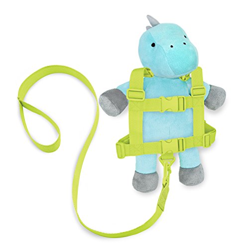 Travel Bug Toddler Character 2-in-1 Safety Harness (Dinosaur – Teal/Grey)