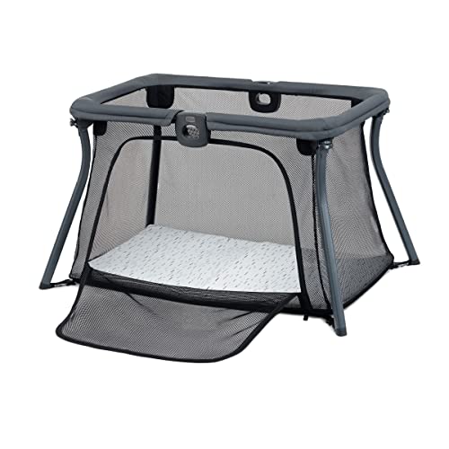 Chicco Alfa Lite® Lightweight Travel Playard, Portable Playpen for Babies and Toddlers, Snap-Open/Compact Fold Design,13 lbs., Baby Travel Essential | Midnight/Navy