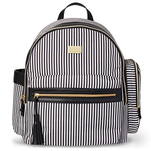 Carter’s Handle It All Diaper Backpack – Black Stripe