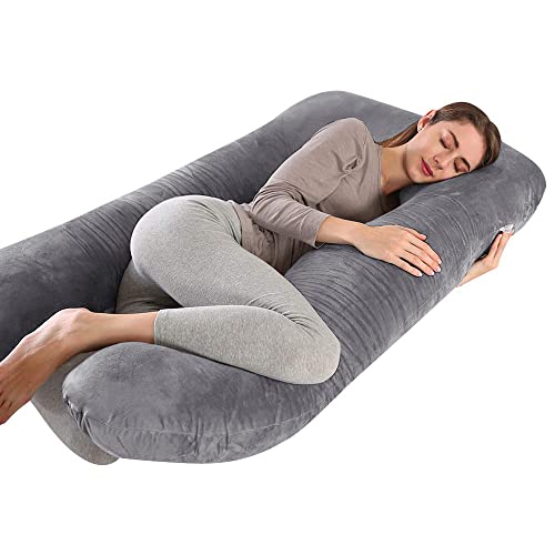 Wndy’s Dream U-Shaped Pregnancy Pillow, Sleepling, Bodypillow, Side Sleeper Pillow with Replaceable Pillowcase(140 x 80 cm)