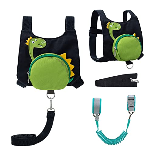 Toddlers Cute Animal Safety Harness with Leashes Kids Anti Lost Wrist Leash Link Wristlets,Dinosaurs