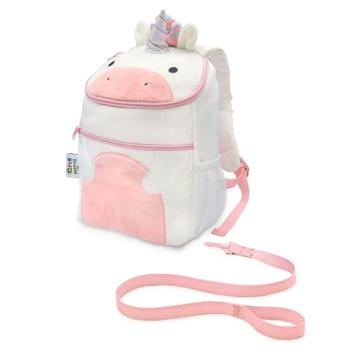 Travel Bug Toddler Safety Backpack Harness with Removable Tether (Unicorn), 7.3×3.5×9.05 Inch (Pack of 1)